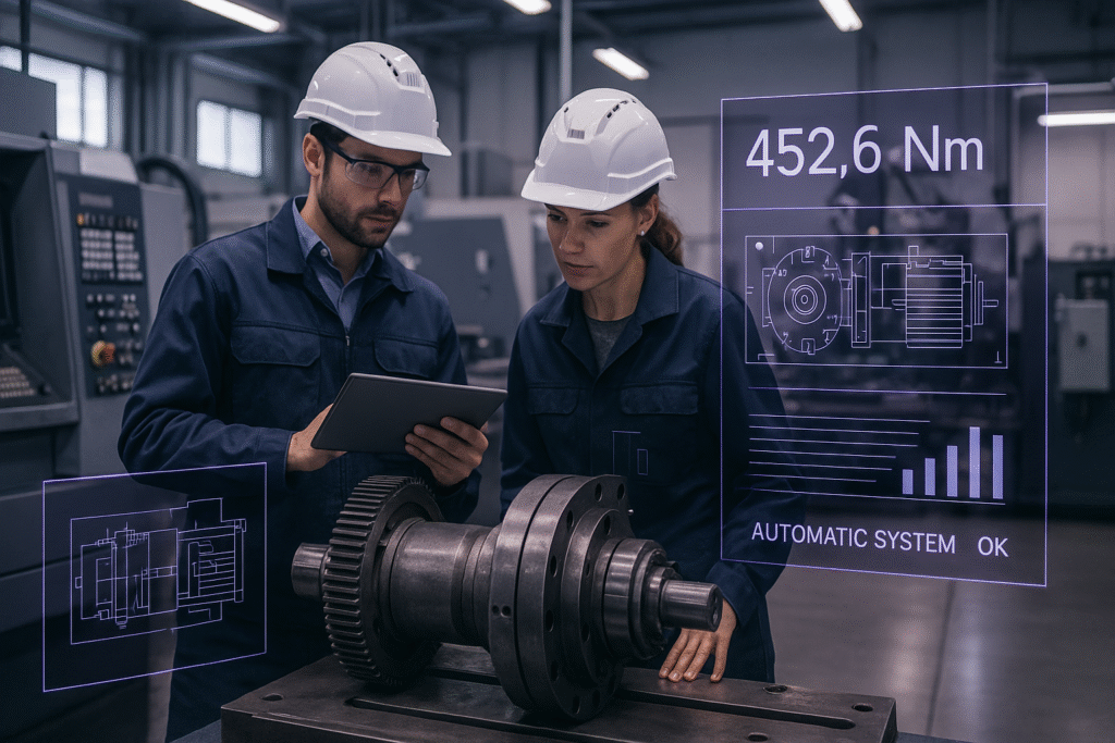 20250616_1728_Engineers Inspect Machinery_simple_compose_01jxwj5jf3fh6atsjwfwzrd9pj